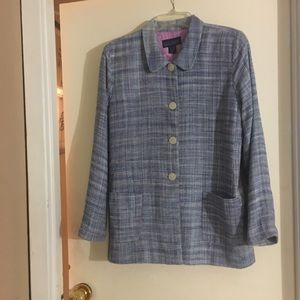 Herman Geist Silk Jacket Size 12